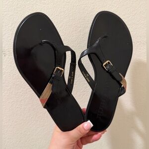 Burberry Belted Thong Sandals